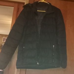 Goose and Feather black jacket
